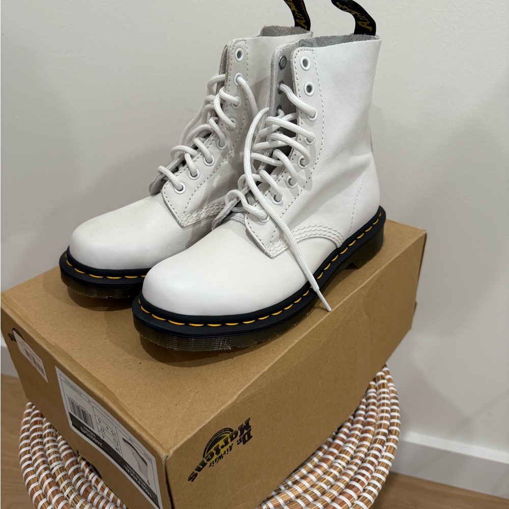 Dr. Martens Classic White Boots